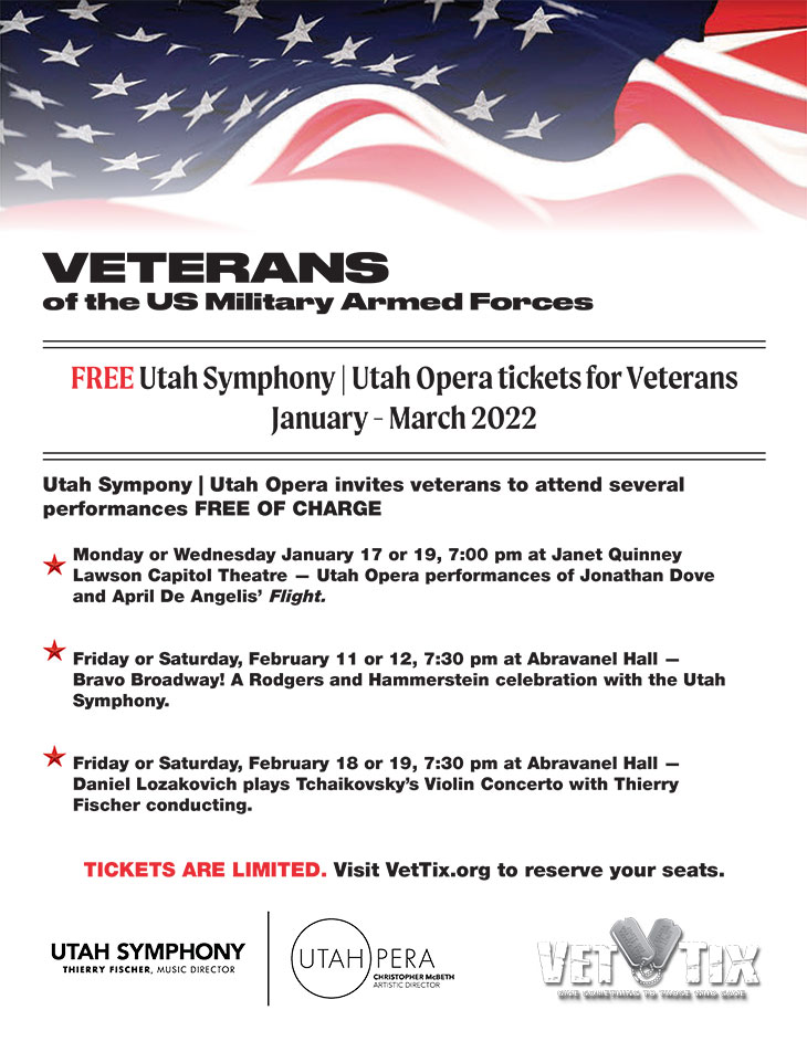 Tickets for Veterns