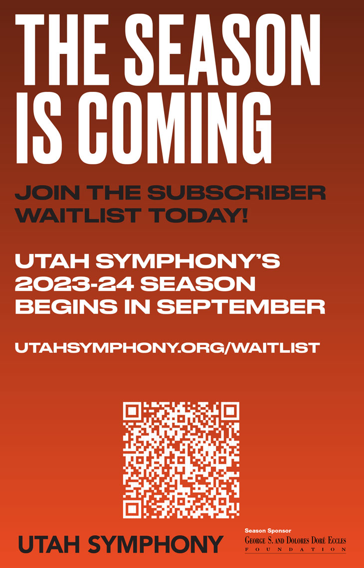 Utah Symphony Upcoming Season