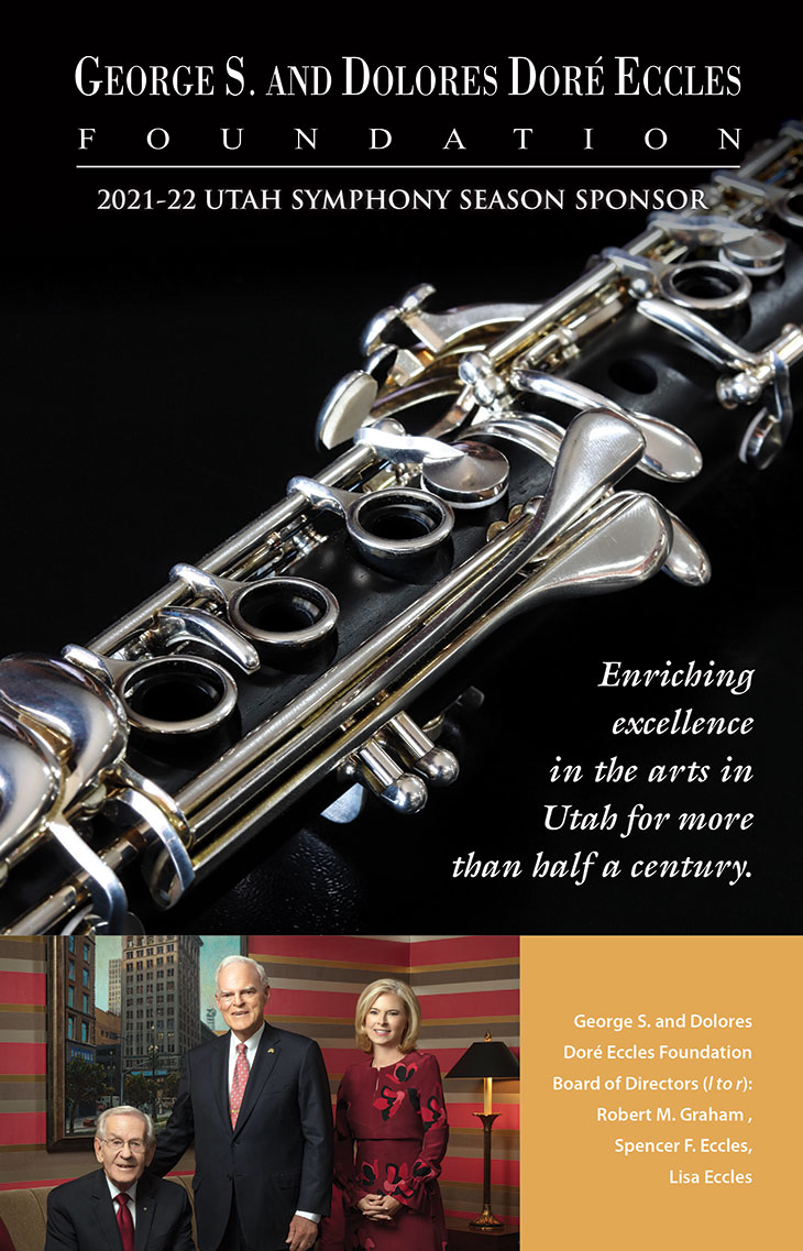 Utah Symphony Season Sponsor, George S. and Dolores Doré Eccles