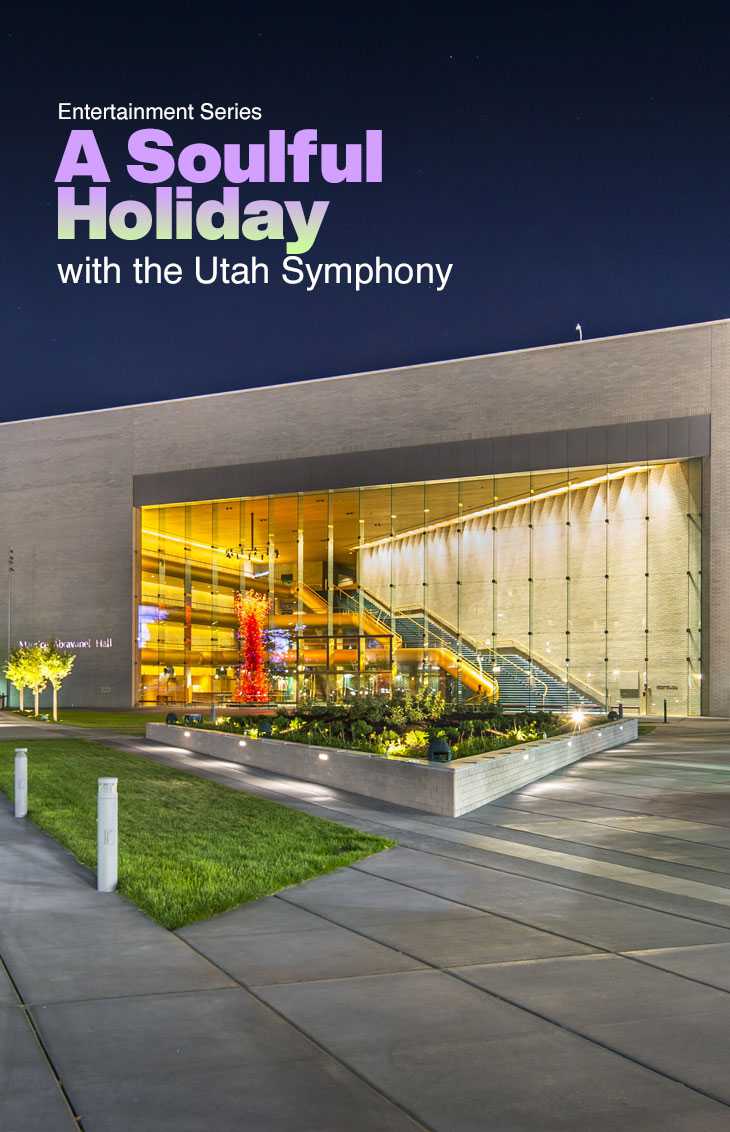 Utah Symphony A Soulful Holiday with the Utah Symphony 2022 Cover