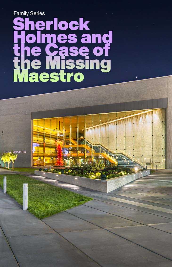 Utah Symphony Sherlock Holmes and the Case of the Missing Maestro Cover